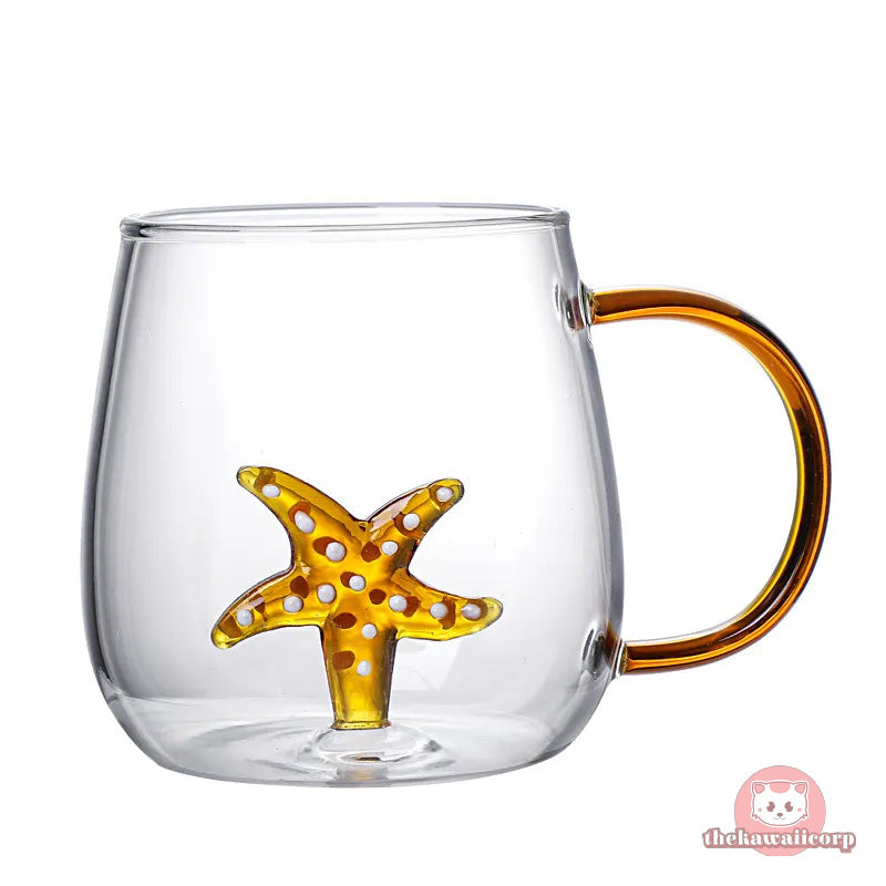 Cute 3D Animal Glass Morning Mug