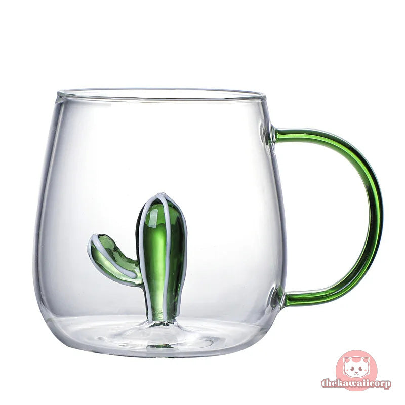 Cute 3D Animal Glass Morning Mug