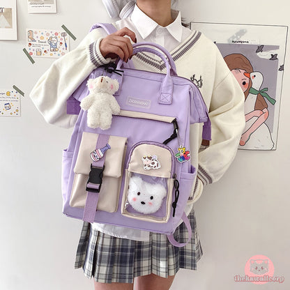 Cute Waterproof Bear Backpacks for Teenage Girls