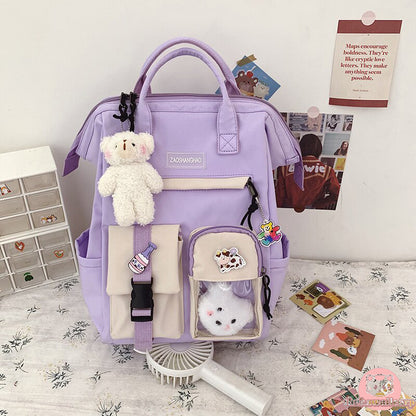 Cute Waterproof Bear Backpacks for Teenage Girls