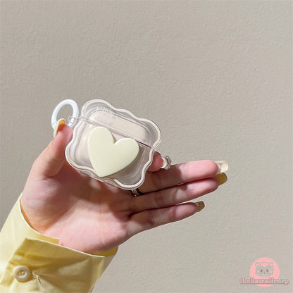 Cute 3D Candy Color Bow Gradient Clear Airpods Case - Soft & Protective