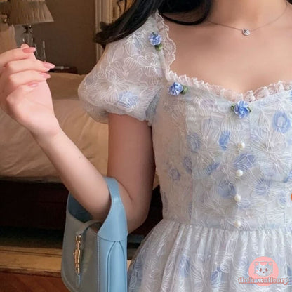 Summer Vintage Lolita Mini Dress