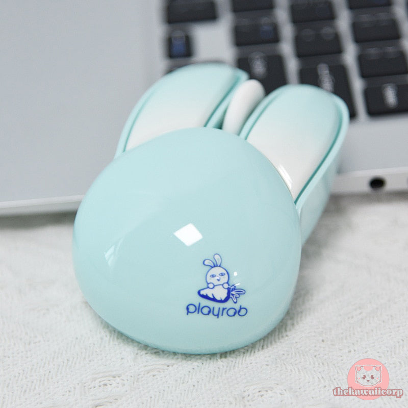 Adorable 2.4G Wireless Rabbit Mouse - Hop into Productivity with Cuteness