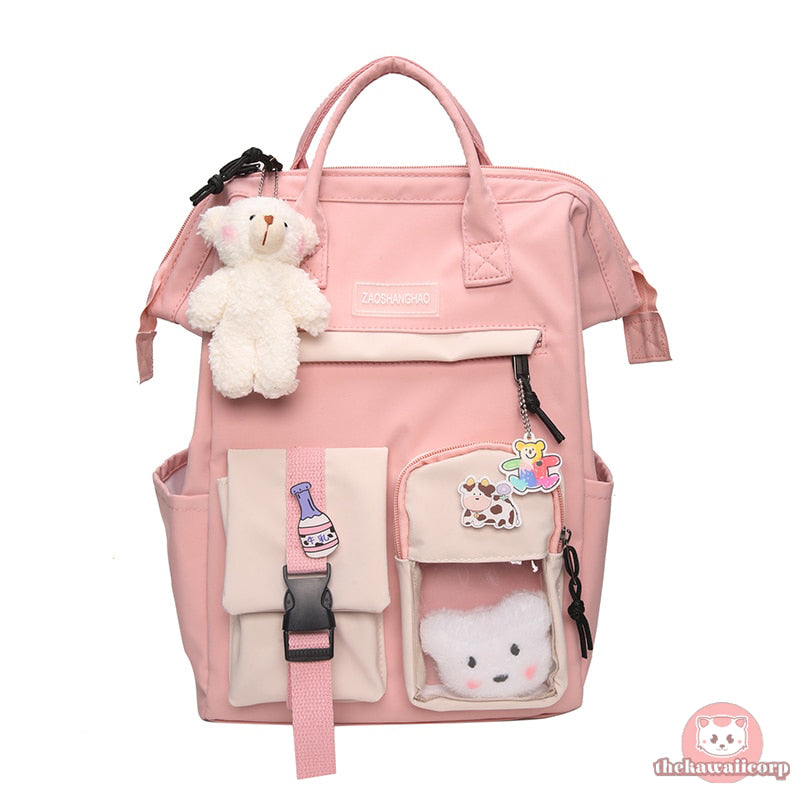 Cute Waterproof Bear Backpacks for Teenage Girls