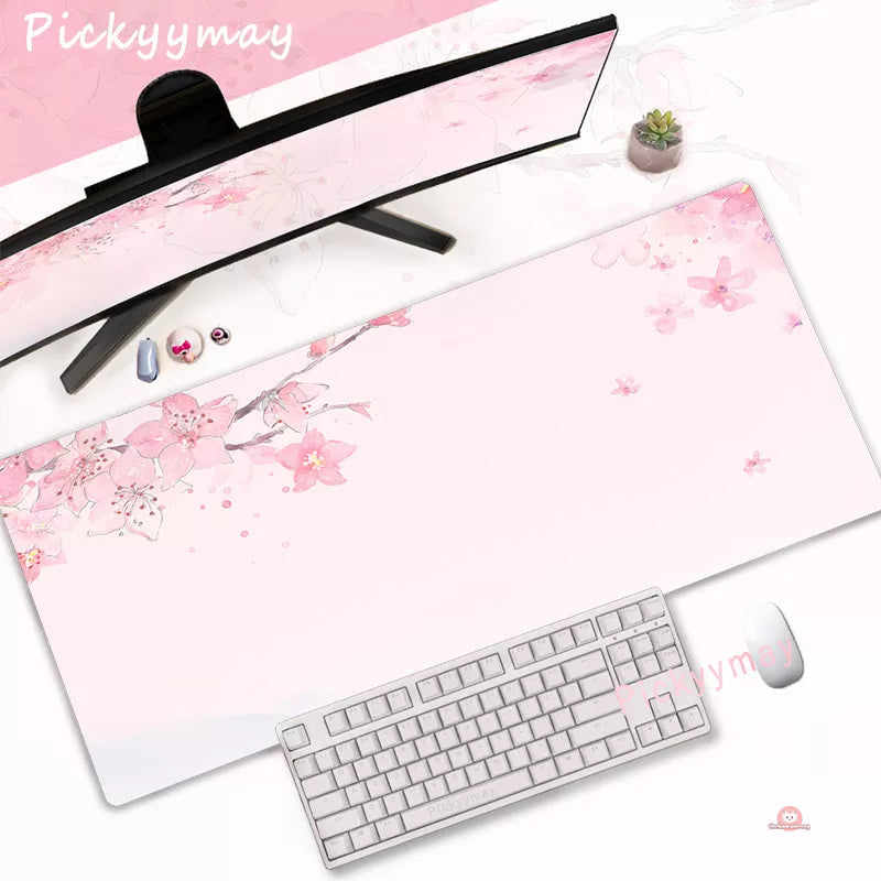 Pink Cherry Blossoms Mousepad
