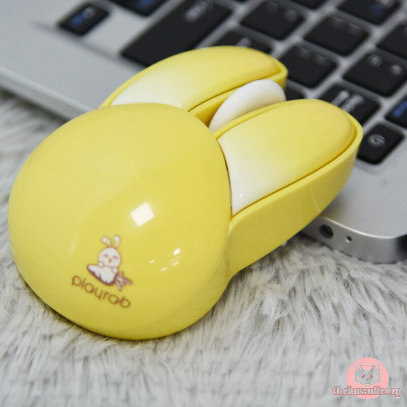 Adorable 2.4G Wireless Rabbit Mouse - Hop into Productivity with Cuteness