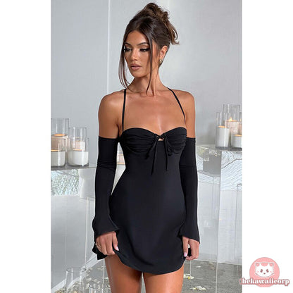Stylish Women's Spaghetti Strap Mini Dress | Spring Summer Party & Clubwear