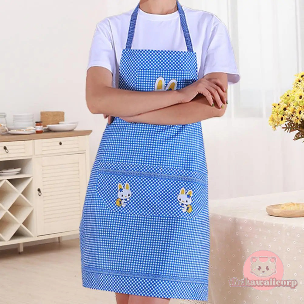 Kawaii Bunny Apron Practical One-Size Kitchen Accessory