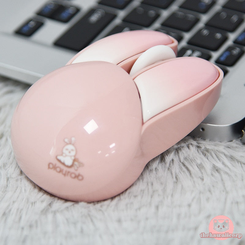 Adorable 2.4G Wireless Rabbit Mouse - Hop into Productivity with Cuteness