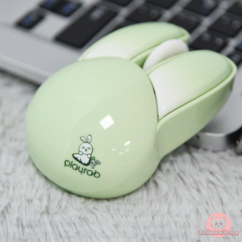 Adorable 2.4G Wireless Rabbit Mouse - Hop into Productivity with Cuteness