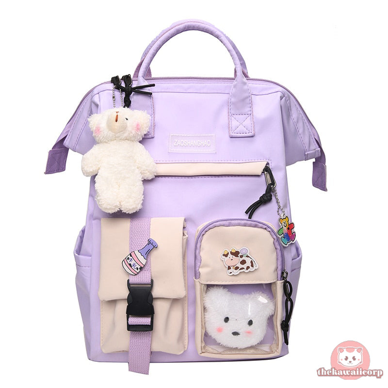 Cute Waterproof Bear Backpacks for Teenage Girls