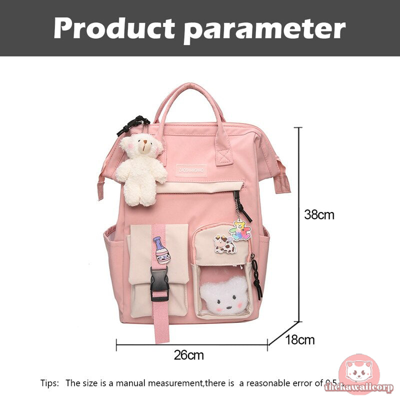 Cute Waterproof Bear Backpacks for Teenage Girls