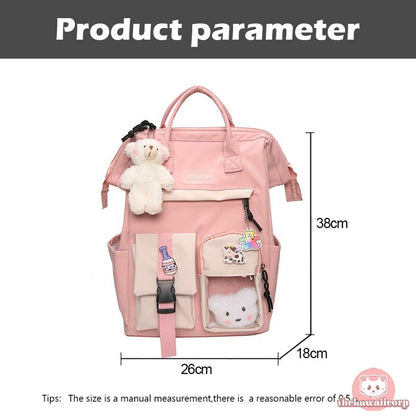 Cute Waterproof Bear Backpacks for Teenage Girls