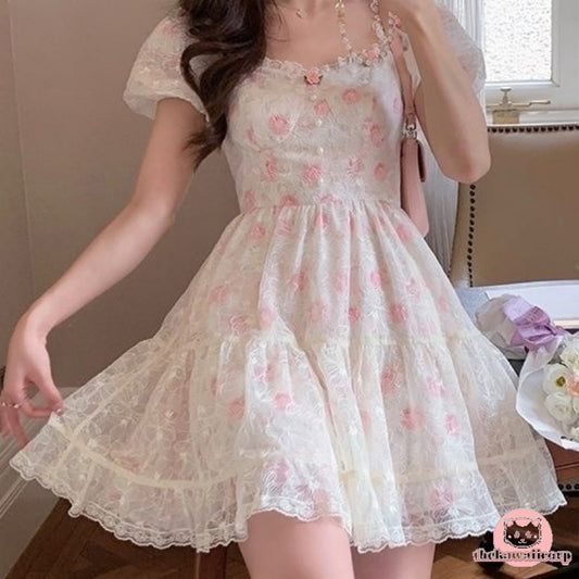 Summer Vintage Lolita Mini Dress