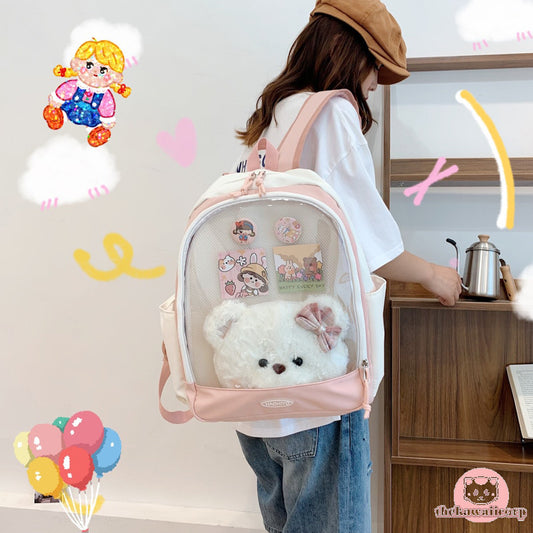 Double Sided Japanese Women's School Bag - Cute & High Quality
