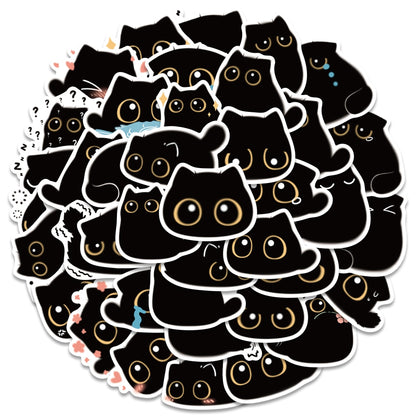 Kawaii Black Cat Stickers - Cute, Versatile, and Fun