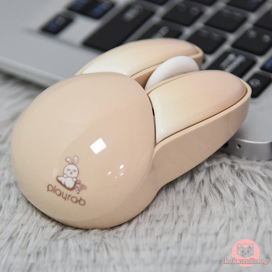 Adorable 2.4G Wireless Rabbit Mouse - Hop into Productivity with Cuteness