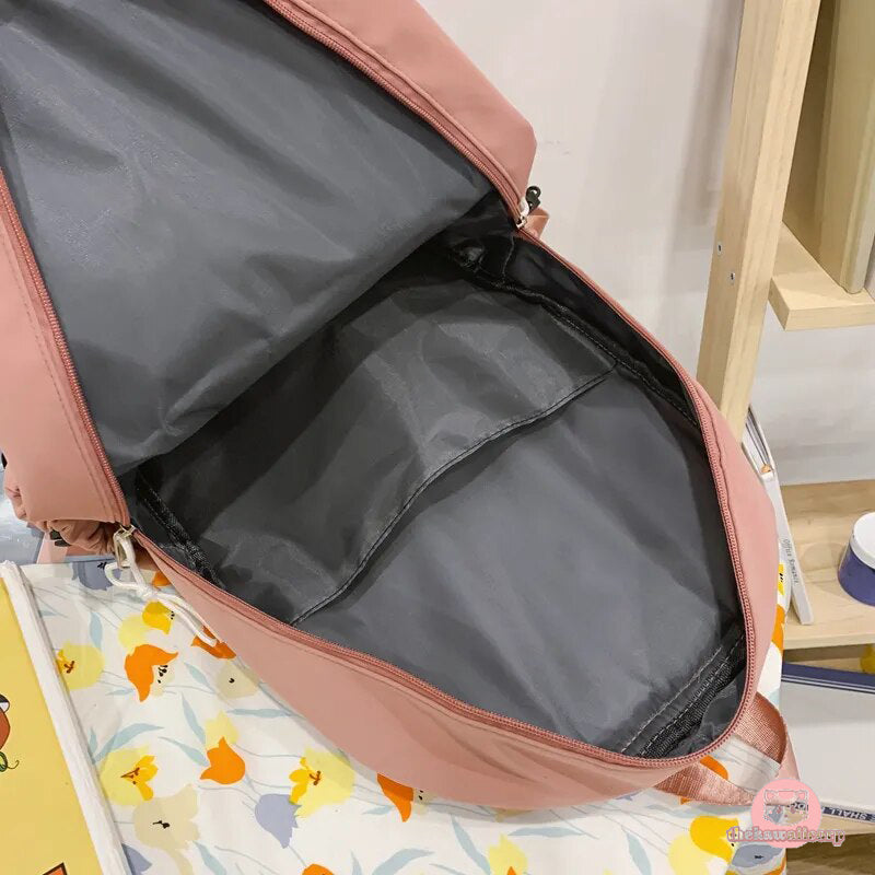 Kawaii Bunny School Bag for Girls